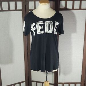 Federation Black T-Shirt Sz S